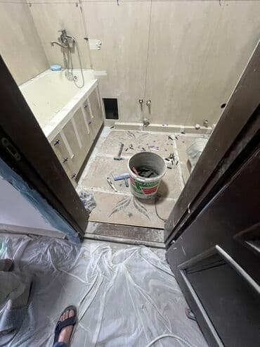 ремонт ванны под ключ: Ищете мастеров, которые реально умеют работать с плиткой? Мы — бригада — 11