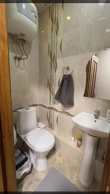 Квартиры: 2 комнаты, 72 м², Асанбай мкр 106 серия, 1 этаж, Дизайнерский ремонт — 3