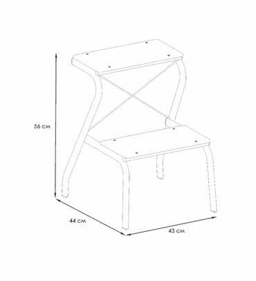 складные лестницы: Табурет - стремянка Очень необходимая вещь для каждого дома Качество — 7