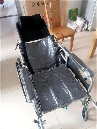 Корректоры осанки: Инвалидная коляска с высокой спинкой и подголовником - Тип: ручная — 4