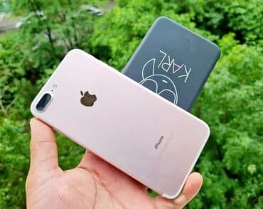 iphone 7 plus цена в бишкеке: IPhone 7 Plus, Б/у, 128 ГБ, Черный, Наушники, Зарядное устройство, Защитное стекло, 100 % — 6