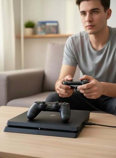 плейстейшин 2: СРОЧНО ПРОДАЮ Ps4 slim 500gb В хорошем состоянии Комплект для игры — 1