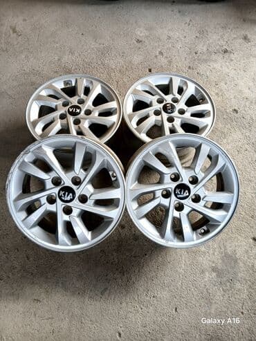 покрышка 12 дюймов: Литые Диски R 15 Kia, Комплект, отверстий - 5, Б/у — 1