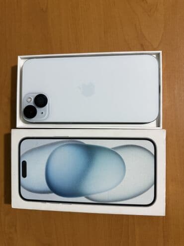 телефон 9а: IPhone 15 Plus, 128 ГБ, Blue Titanium, Защитное стекло, Чехол, Коробка — 3