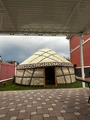 где можно купить палатку для отдыха: Аренда юрты, Каркас Деревянный, 85 баш, Казан, Посуда, Самовар — 5
