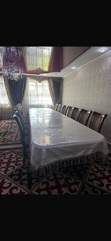 study table: Стол и стул для зала, Б/у, Самовывоз, цвет - Коричневый — 2