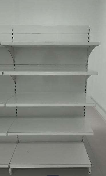 Контейнерлер: Торговые стеллажи металлические, островные и пристенные - — 1