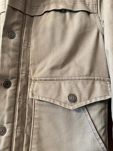 jacket: Джинсовая куртка, Классическая модель, Зима, С меховой отделкой, S — 4