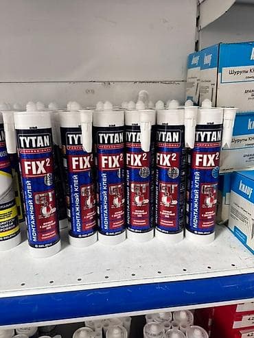 Клей монтажный Tytan Fix² Professional в тубах. Предназначен для lalafo.kg да Клей монтажный Tytan Fix² Professional в тубах. Предназначен для
