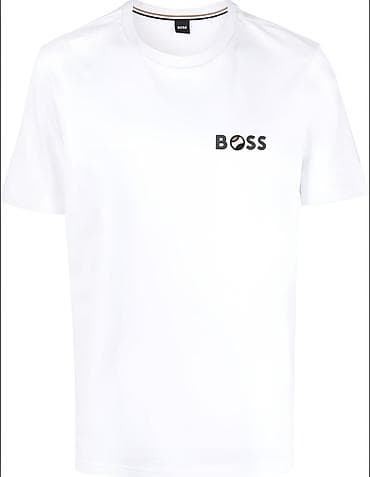 Носки и белье: Мужская футболка, M, L, XL, Hugo Boss, Новый, цвет - Белый, Самовывоз, Платная доставка — 1