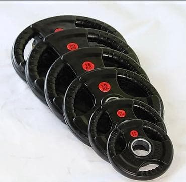 Блины для штанги и гантелей, набор разных весов - Диски олимпийского — 1