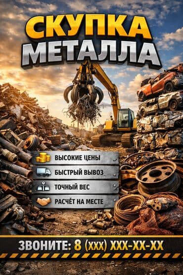 Покупаю черный металл, цветной металл, скупка дорогая оценка