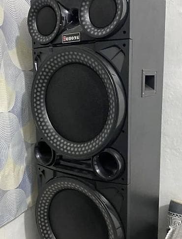 Динамиктер жана музыкалык борборлор: Портативная акустическая система BOHONG с караоке и подсветкой — 2