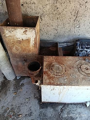 Металлическая печь-буржуйка с варочной поверхностью - Материал