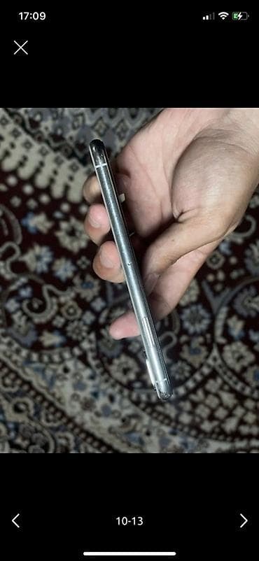 iphone xс: IPhone X, Б/у, 64 ГБ, Серебристый, Чехол — 9