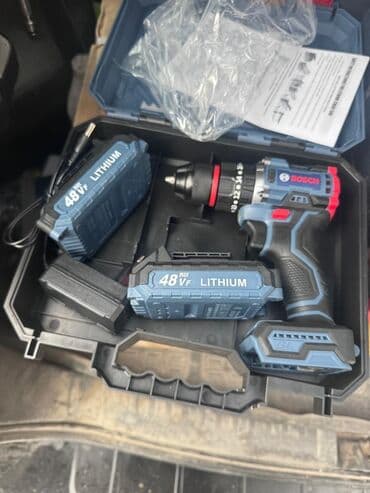 шуруповерт набор: *Шуруповерт Bosch отличное качество. бесщеточный.с дувям — 2