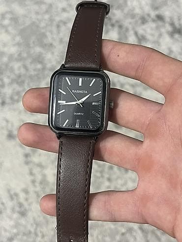 Кол сааттар: Кварцевые наручные часы RASHOTA. - Классический прямоугольный корпус — 2