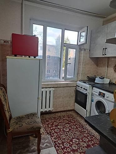 Недвижимость: 2 комнаты, 44 м², 104 серия, Кок-Жар мкр 104 серия, 4 этаж, Евроремонт — 5