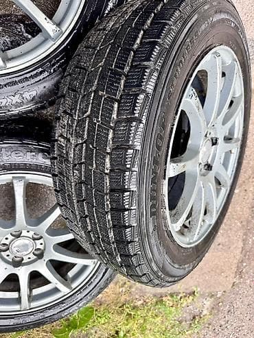 Дөңгөлөктөр монтажда 215 / 60 / R 17, Кыш, Колдонулган, Жеңил унаалар, Куйма, тешиктери - 5 — 3