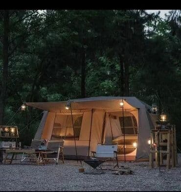 палатка двухместная: Палатки Юрта из хлопчатобумажной ткани НАЗВАНИЕ: Двухслойная — 4