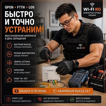 Модемы и сетевое оборудование: GPON • FTTH • LOS • Ремонт оптики ⸻ Не работает интернет? Горит LOS? — 5