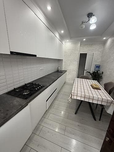 Недвижимость: 2 комнаты, 74 м², Джал мкр (в т.ч. Верхний, Нижний, Средний) 9 этаж, Свежий ремонт — 3