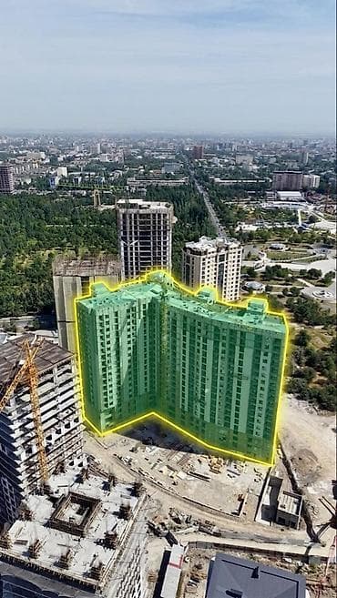2 комнаты, 60 м², Элитка, 10 мкр Элитка, 10 этаж, ПСО (под самоотделку)