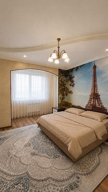 osh flat: 2 комнаты, 67 м², Кок-Жар мкр Элитка, 3 этаж, Евроремонт — 1