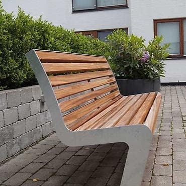 casa bella: Скамейка Металл, Со спинкой, Без крыши — 3