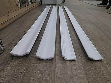 карнизы настенные: Потолочный плинтус (карниз) XPS Bello Deco, модель C 6/80 - Материал — 3