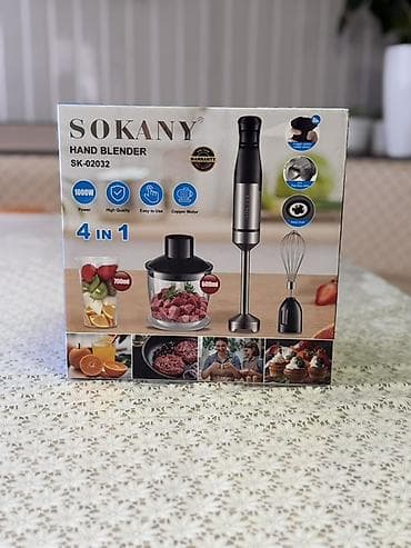 robot case: Ручной блендер SOKANY SK-02032, набор 4-в-1 Комплектация: - Погружной — 1