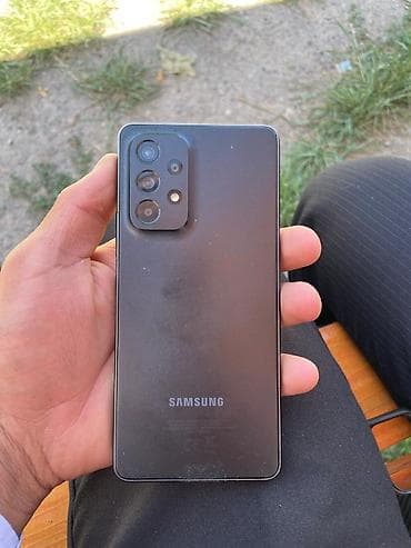 aphone 6: Samsung Galaxy A53 5G, Б/у, 256 ГБ, цвет - Черный, 2 SIM — 5