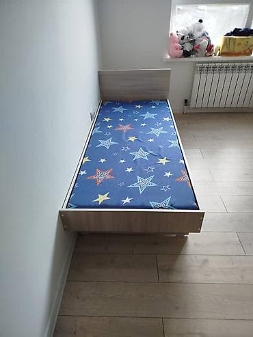 Столдор: Бир кишилик керебет, Жаңы, Матрасы бар, узуну - 190 см — 10