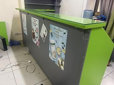 эргономичный стол: Стойка ресепшен/барная стойка с рабочей зоной и мойкой - Комплект — 2