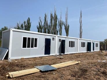 прек дом: Модульное здание из сэндвич-панелей серого цвета, предназначенное для — 3