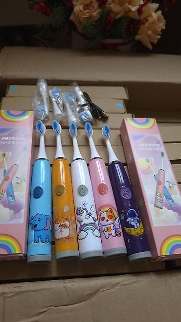 идиш жуучу машинка: Электр тиш щеткасы Жаңы — 3