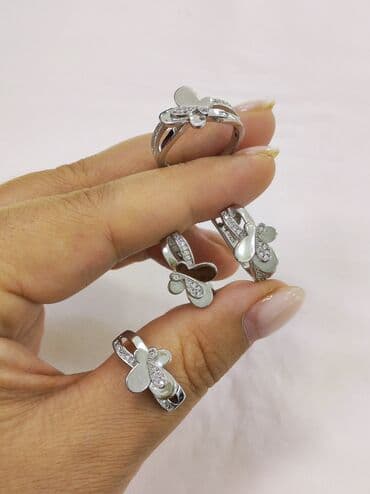 эксклюзивные свадебные пригласительные: Новая коллекция Серебряный Комплект Бабочка Серебро 925 пробы — 3