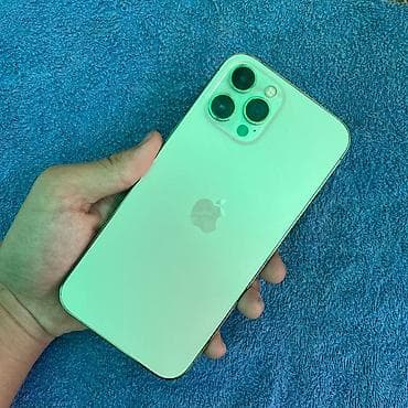 ремонт iphone бишкек: IPhone 12 Pro Max, Колдонулган, 256 ГБ, Алтын, Заряддоочу түзүлүш, Коргоочу айнек, Куту, 75 % — 1