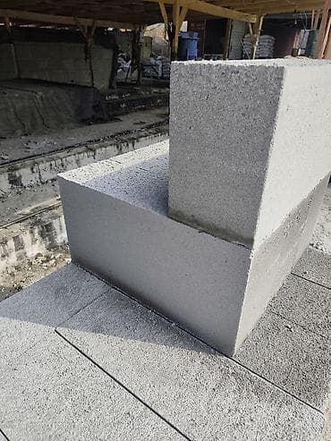 Оңдоп-түзөө жана курулуш: Газоблок, Автоклавсыз, 600x300x200, D700 — 2