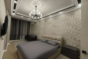 суточный квартира 2 комнатная бишкек: 2 комнаты, Агентство недвижимости, Без подселения, С мебелью частично — 12