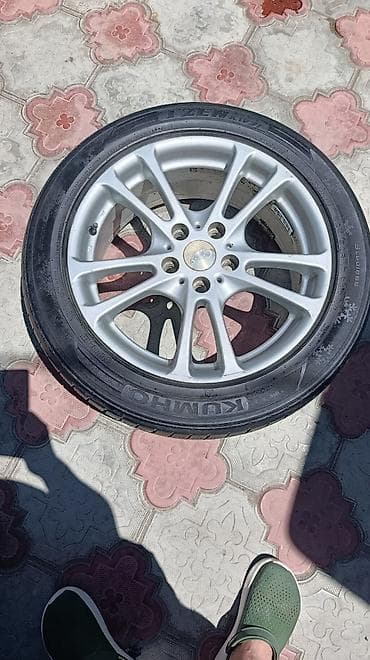 Колеса в сборе 225 / 50 / R 17, Зима, Б/у, Запаска, Легковые, Литые, отверстий - 10 at lalafo.kg Колеса в сборе 225 / 50 / R 17, Зима, Б/у, Запаска, Легковые, Литые, отверстий - 10
