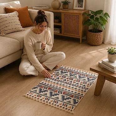 Коврик плетенный 60×90 - Размер: 60×90 см - Розничная цена: 850 at lalafo.kg Коврик плетенный 60×90 - Размер: 60×90 см - Розничная цена: 850
