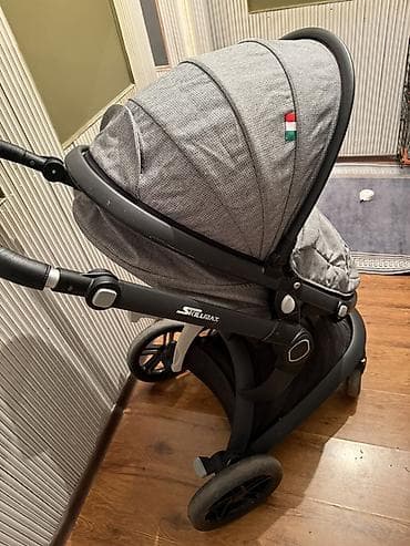 коляска babyzen: Коляска, цвет - Серебристый, Б/у — 5