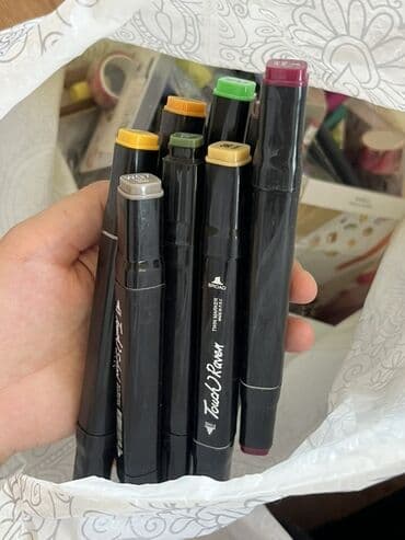 наруто вещи: Набор маркеров, карандашей таких как STA Aquarelle Brush и Touch Raven — 3