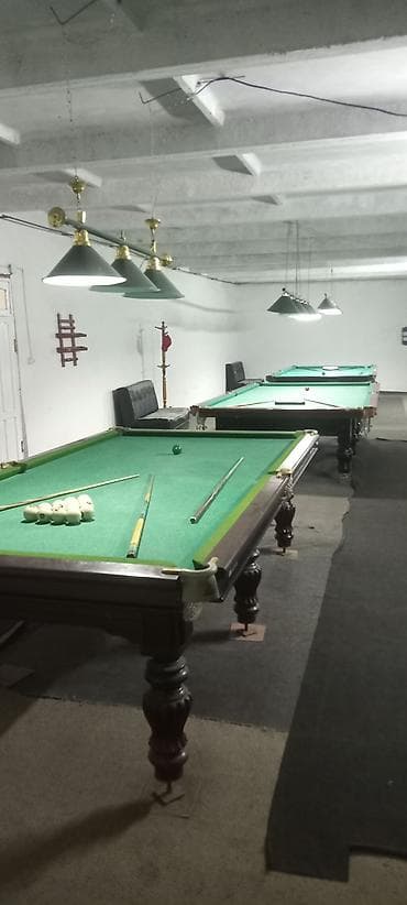 Бильярдные стол сатылат 3стол биригип бассы250000сом полный комплект