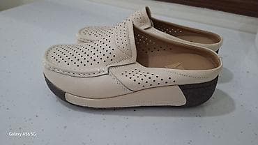 Женские сабо/мюли с перфорацией - Материал верха: мягкая натуральная — 2