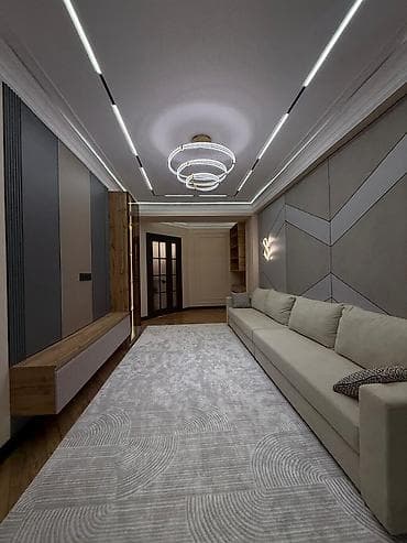 Недвижимость: 3 комнаты, 116 м², Асанбай мкр 13 этаж, Евроремонт — 9