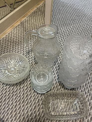 посуда пияла: Отдам за символическую цену Набор столового стекла из — 2