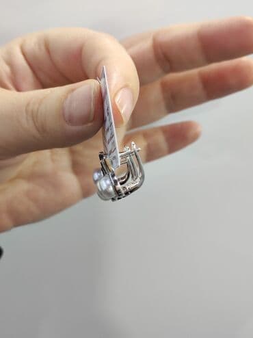 украшение шампанского для свадьбы: Серебро 925 пробы Серебряный серьги с жемчугом Классика Цена со — 2