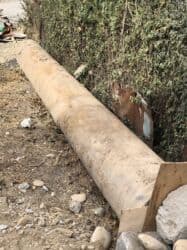 Чугунная труба длина 5 метров с лишним диаметр 50см